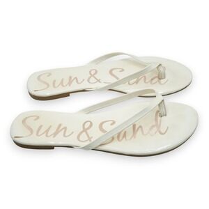 Loft Outlet Women's Fit Flops Size 1 Tan "Sun and Sand" Thong Cushioned Flexible